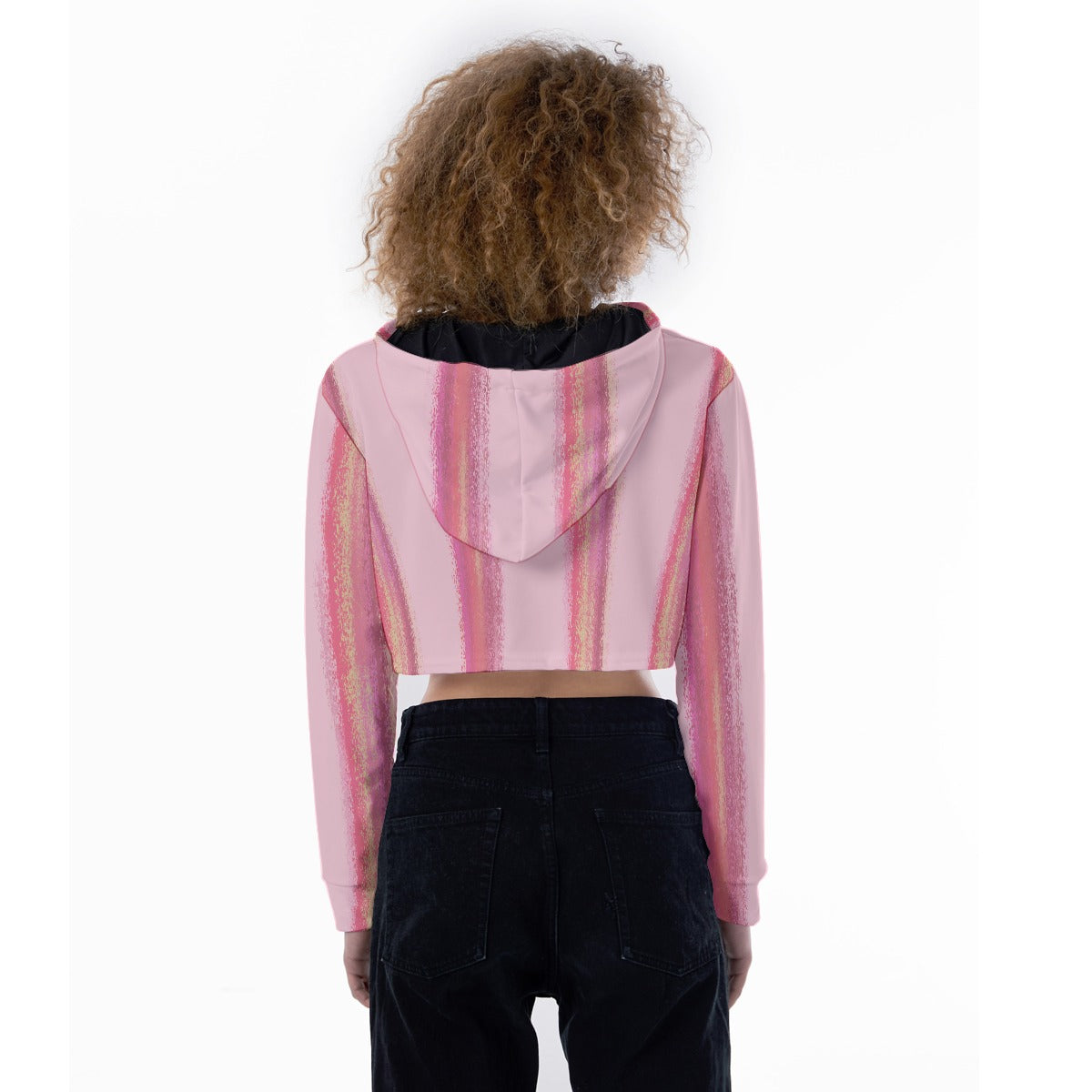 All-Over Print Women's Crop Top Hoodie