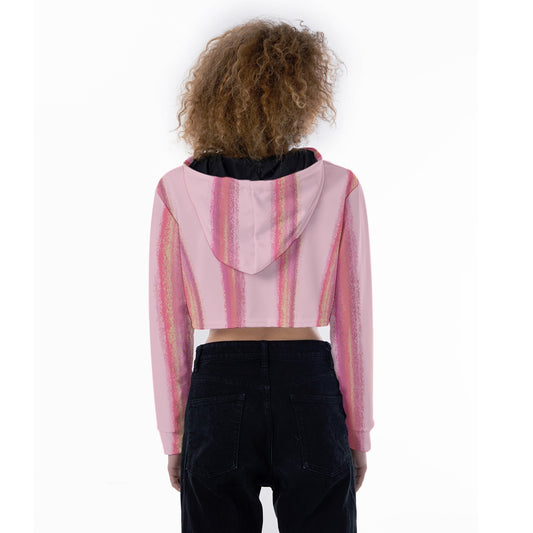 All-Over Print Women's Crop Top Hoodie