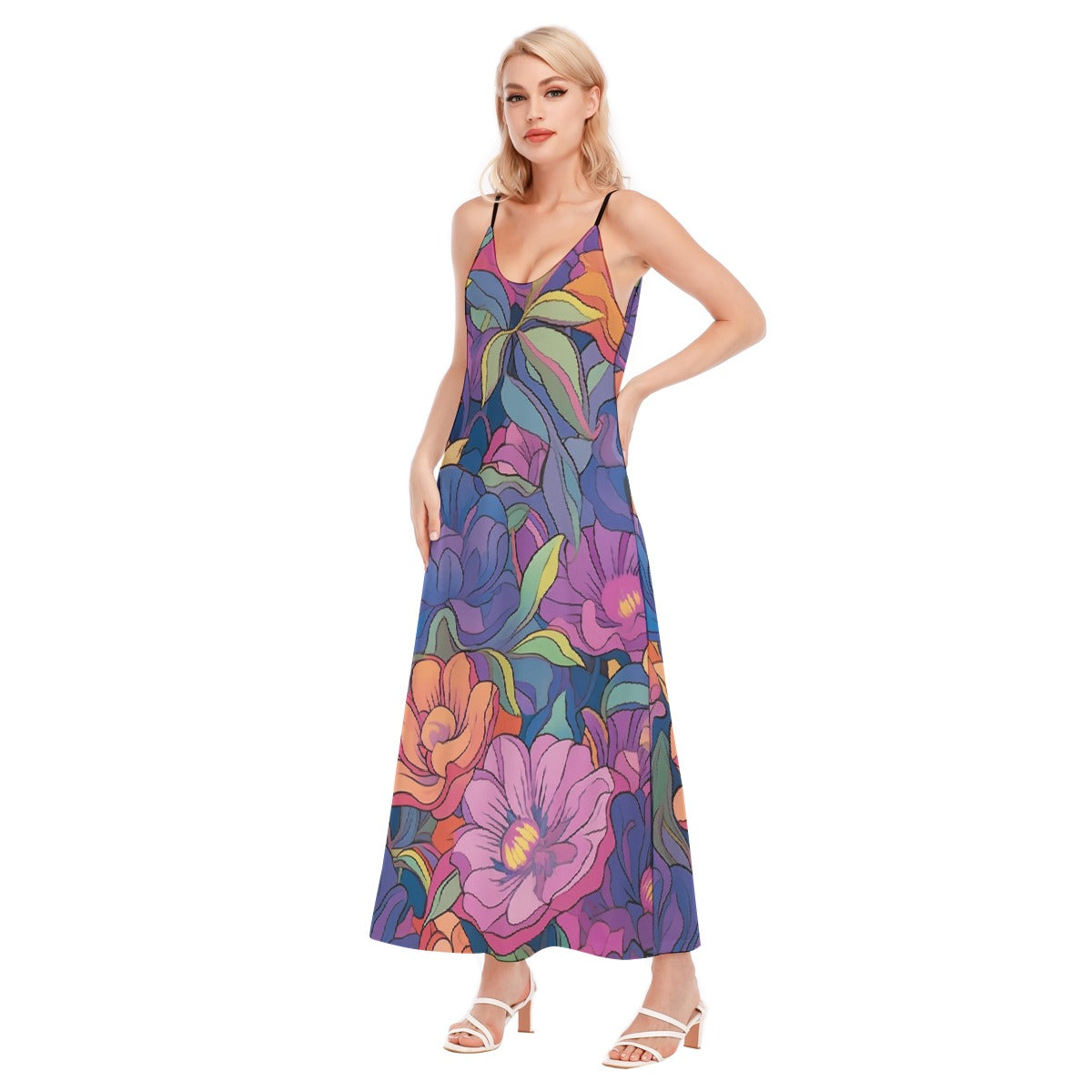 All-Over Print Women's Sling Dress