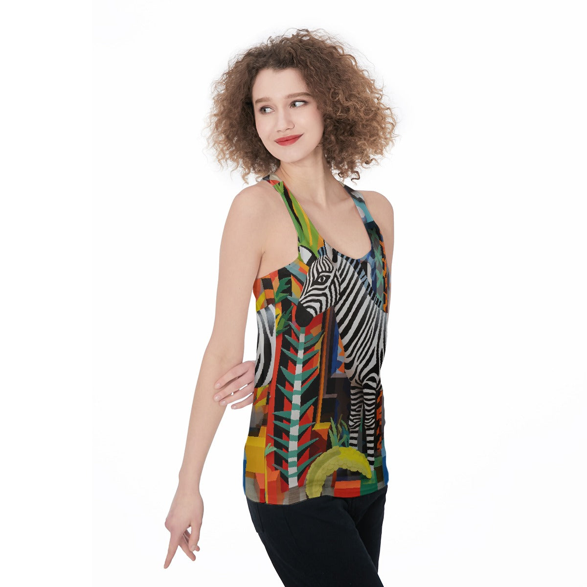 All-Over Print Women's Racerback Tank Top