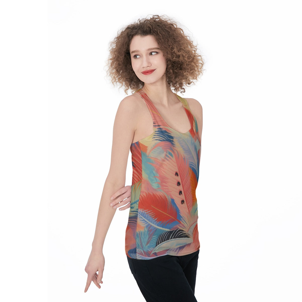 All-Over Print Women's Racerback Tank Top