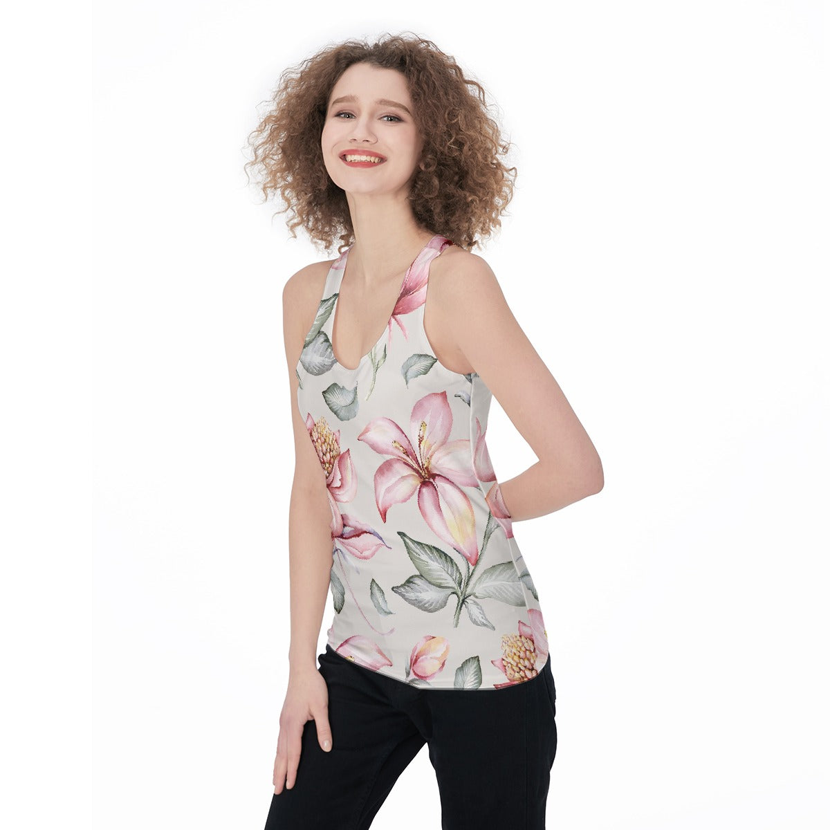 All-Over Print Women's Racerback Tank Top