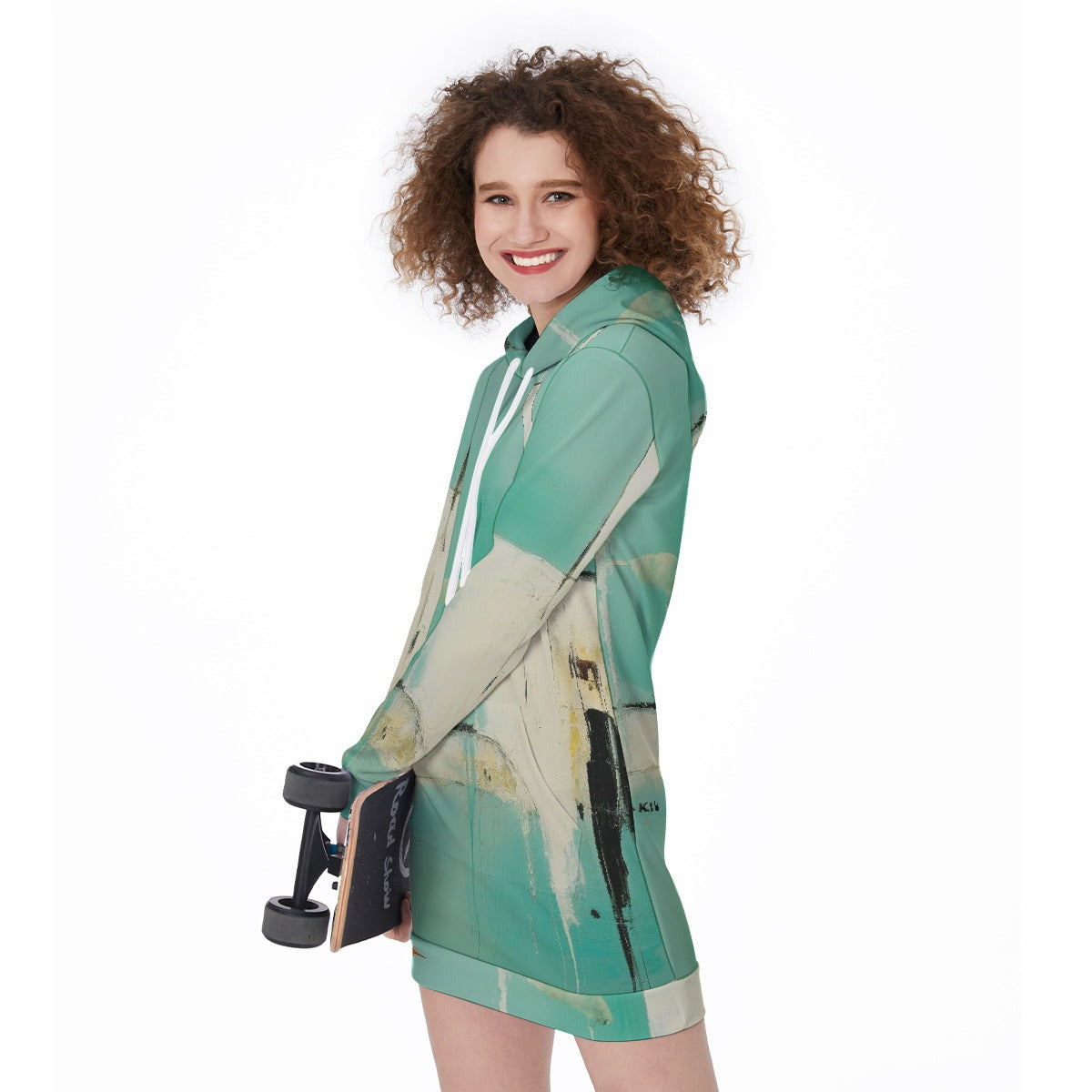 All-Over Print Women's Long Hoodie