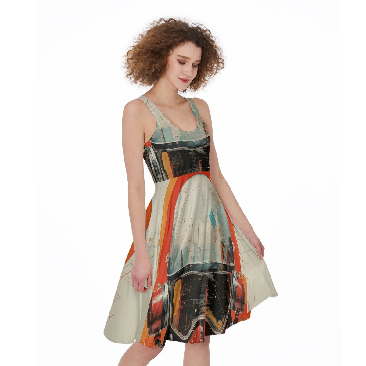 All-Over Print Women's Sleeveless Dress