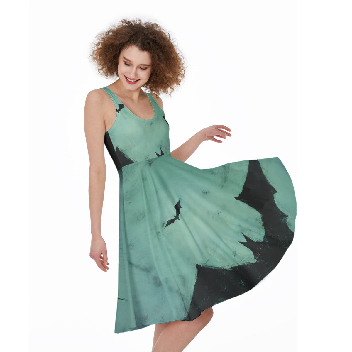 All-Over Print Women's Sleeveless Dress