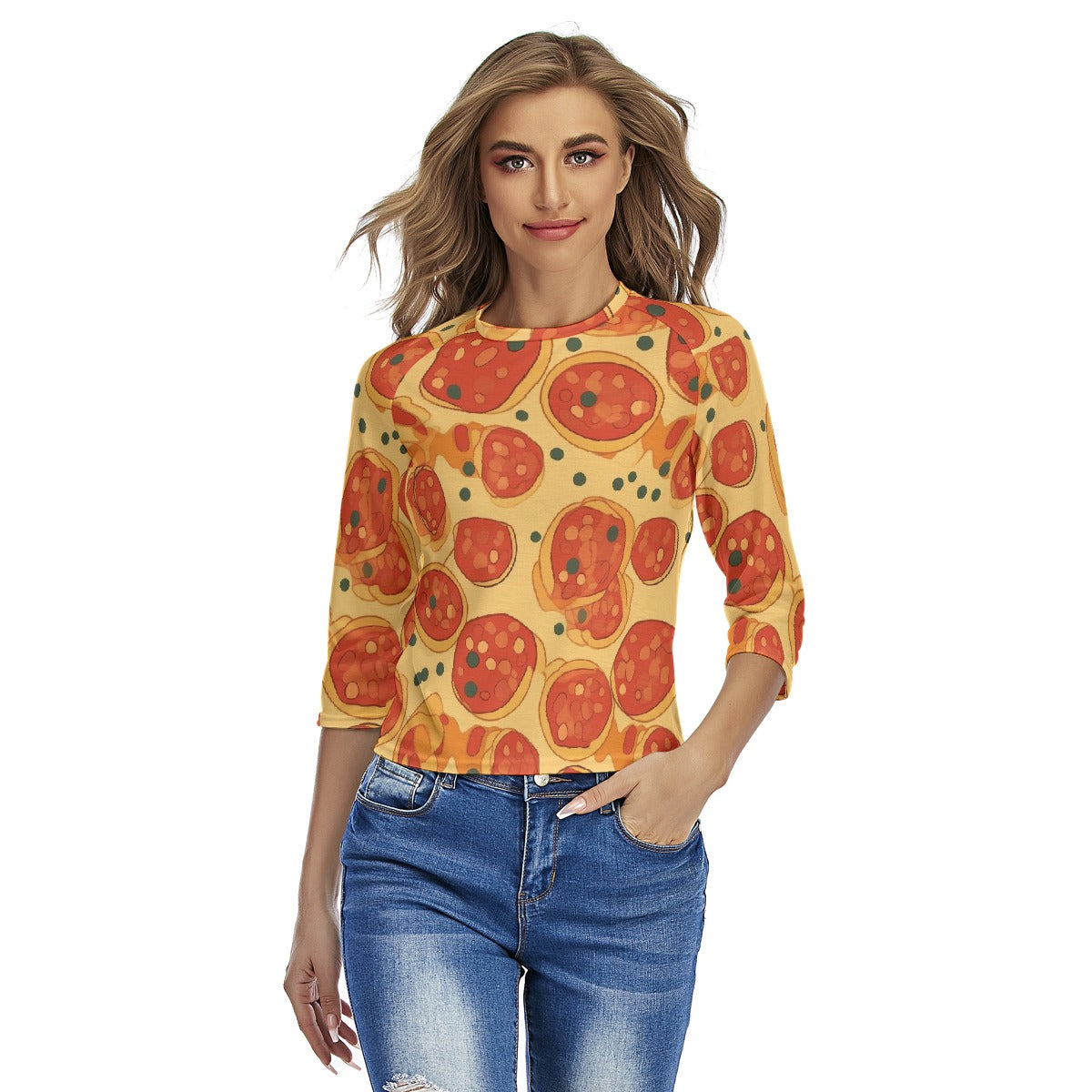 All-Over Print Women's Raglan Sleeves T-shirts