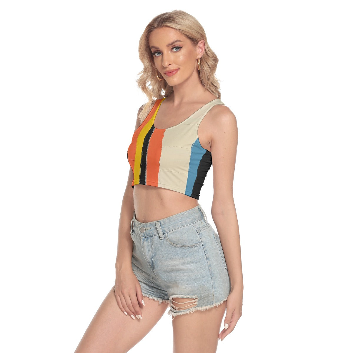 All-Over Print Women's Sport Crop Tank Top