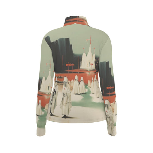 All-Over Print Women's Long Sleeve Thumbhole Jacket