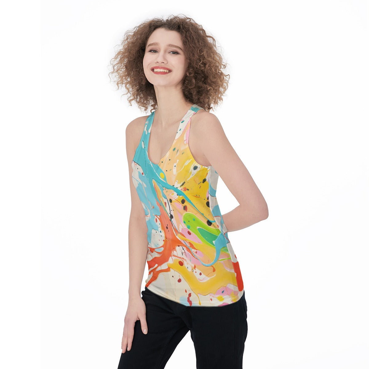 All-Over Print Women's Racerback Tank Top