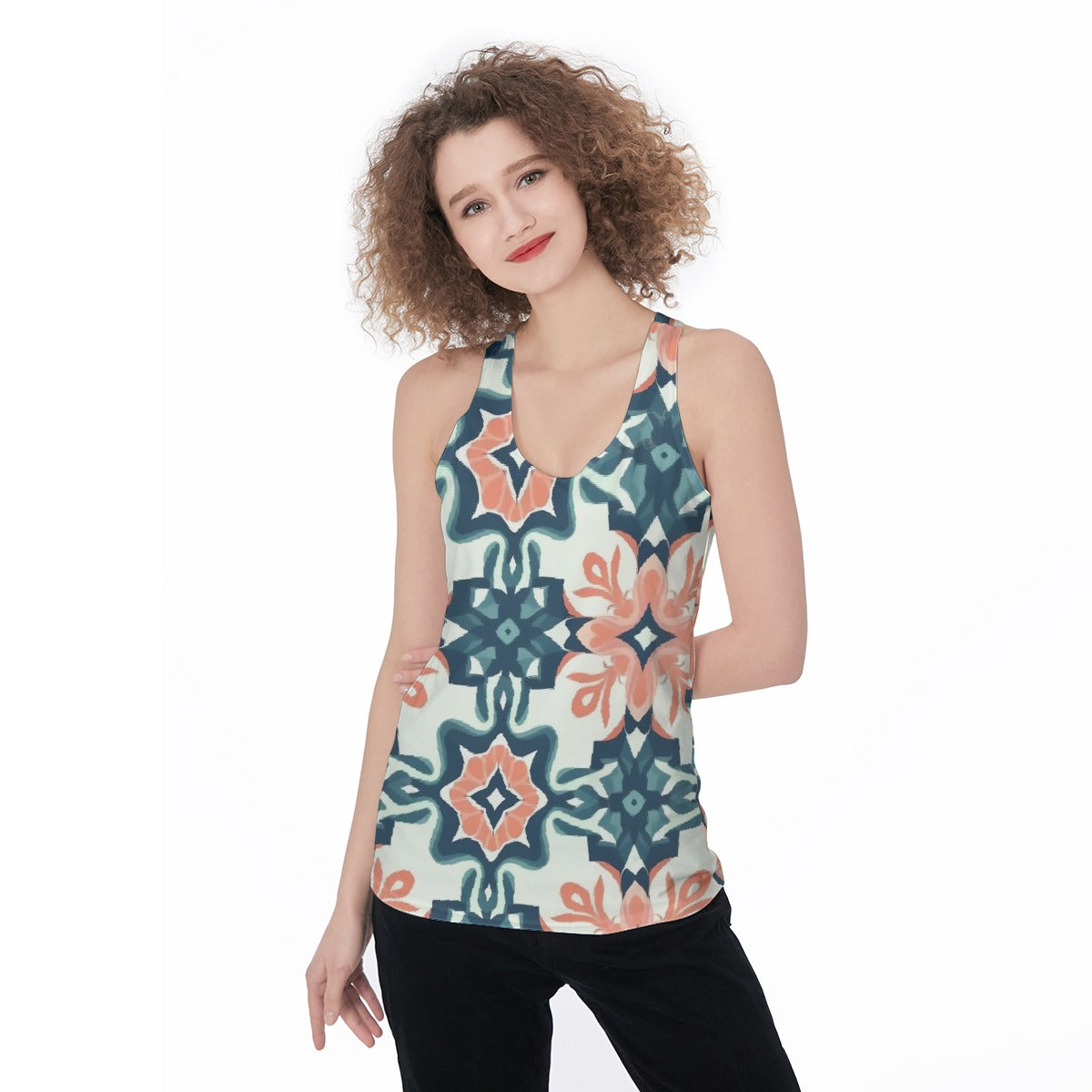 All-Over Print Women's Racerback Tank Top
