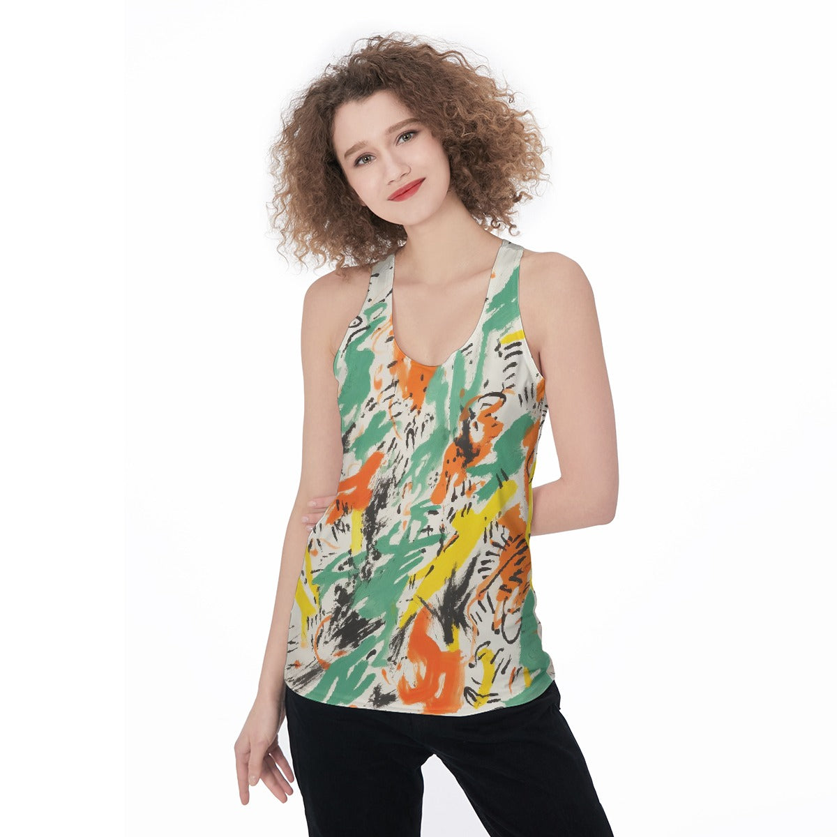 All-Over Print Women's Racerback Tank Top