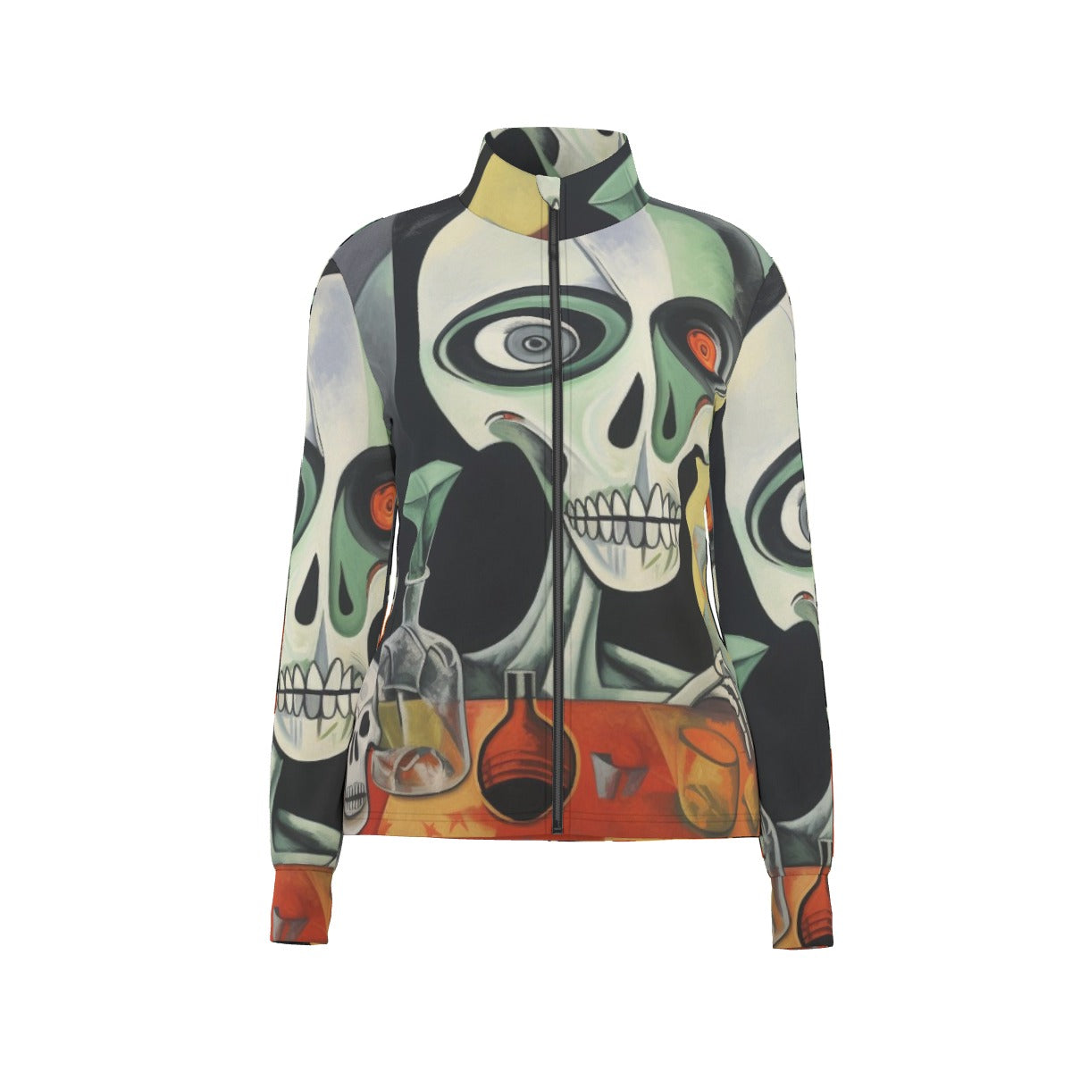 All-Over Print Women's Long Sleeve Thumbhole Jacket