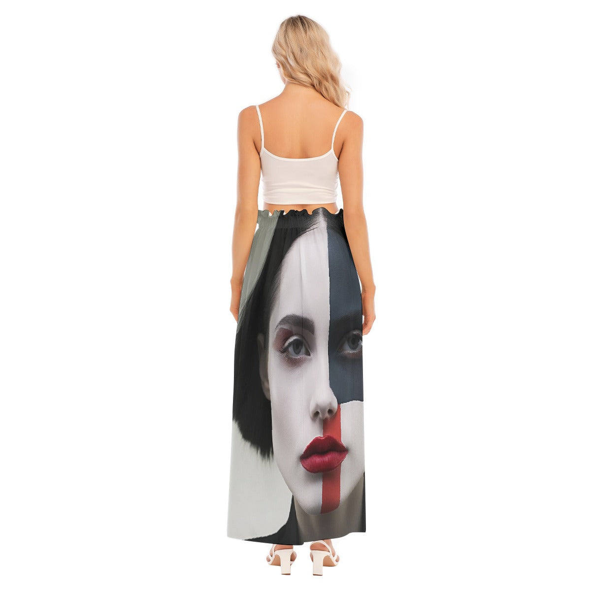 All-Over Print Women's Side Split Skirt