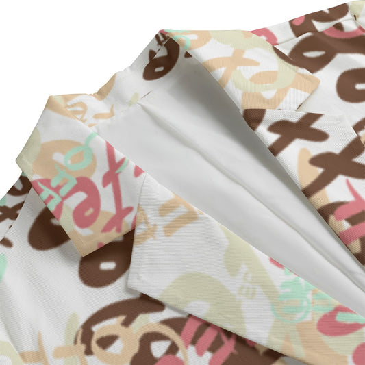 All-Over Print Women's Leisure Blazer