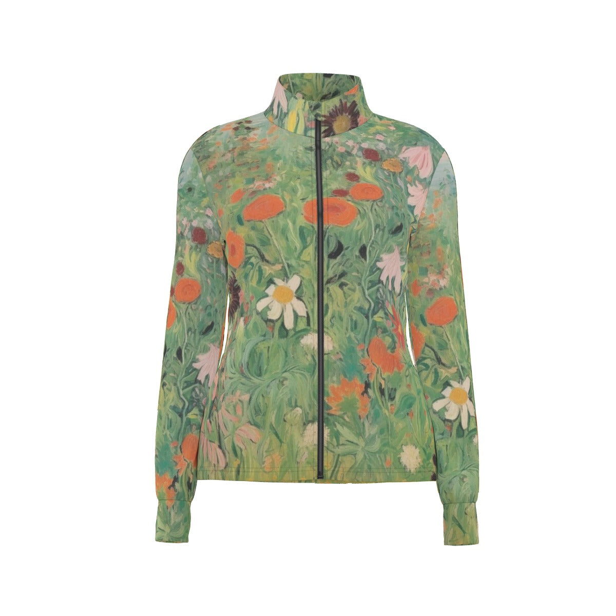 All-Over Print Women's Long Sleeve Thumbhole Jacket