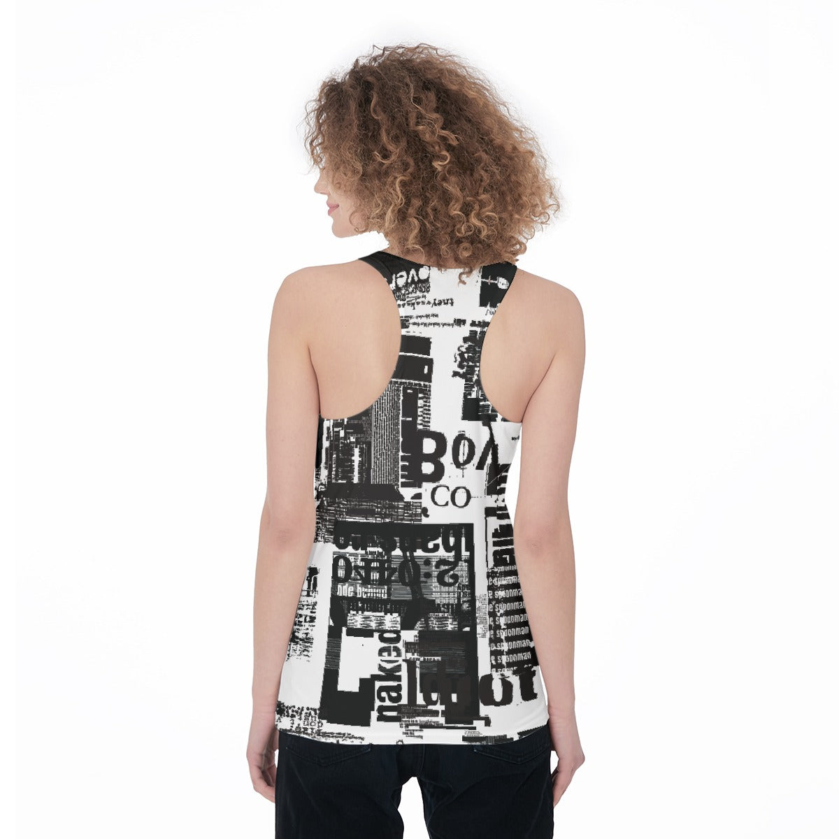 All-Over Print Women's Racerback Tank Top