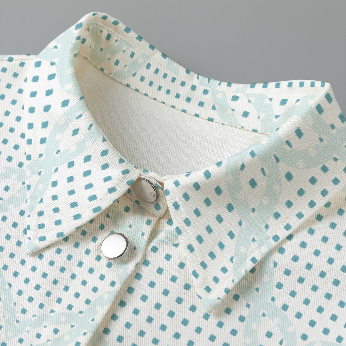 All-Over Print Women's Cropped Jacket | 245GSM Cotton