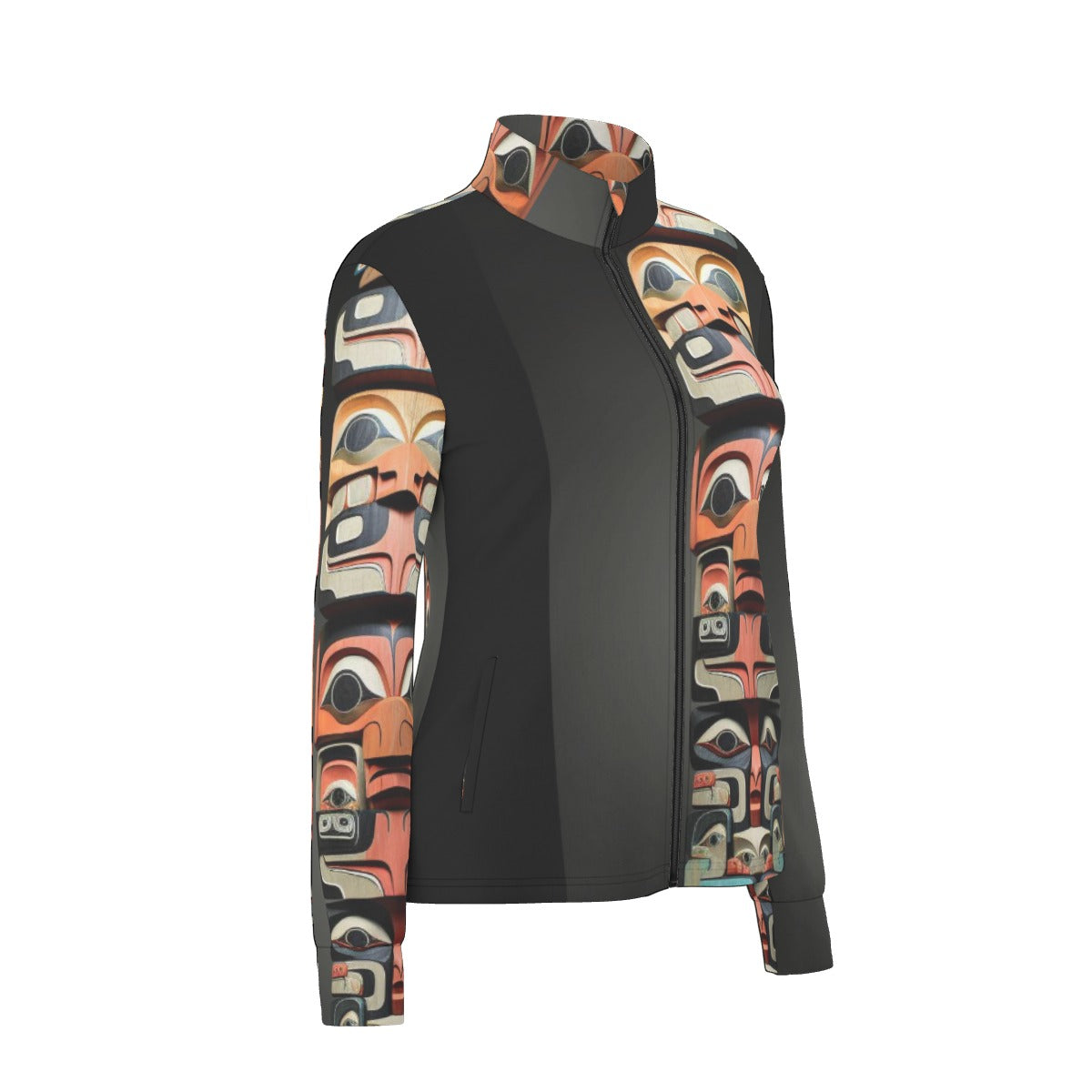 All-Over Print Women's Long Sleeve Thumbhole Jacket