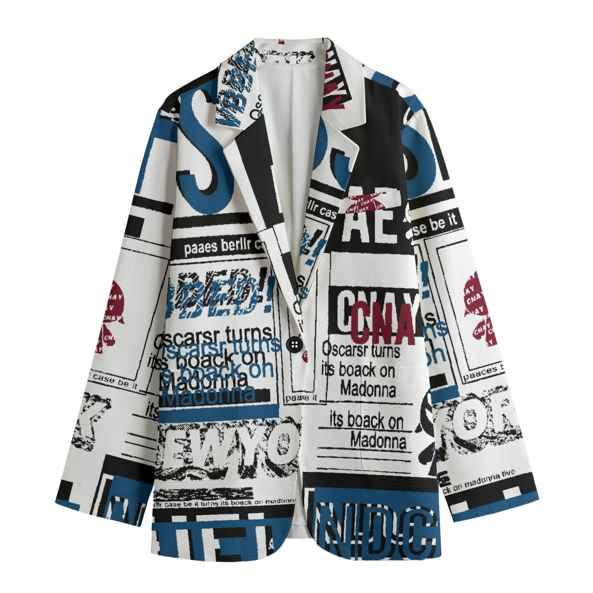 All-Over Print Women's Leisure Blazer