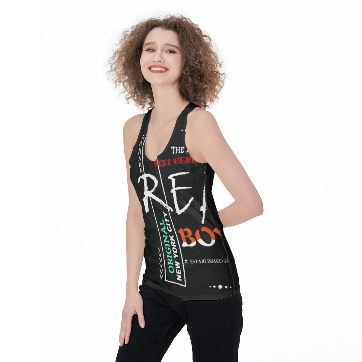 All-Over Print Women's Racerback Tank Top