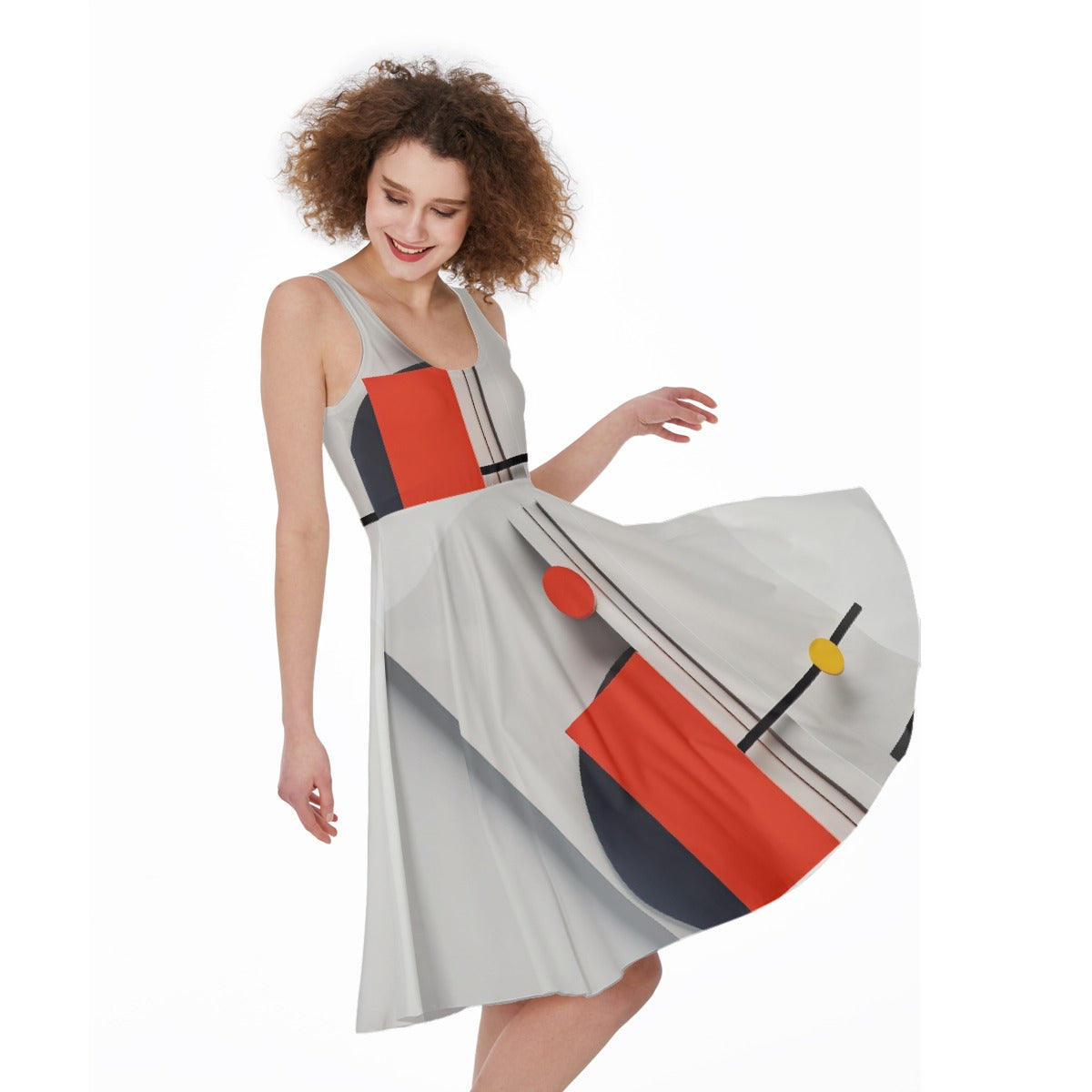 All-Over Print Women's Sleeveless Dress