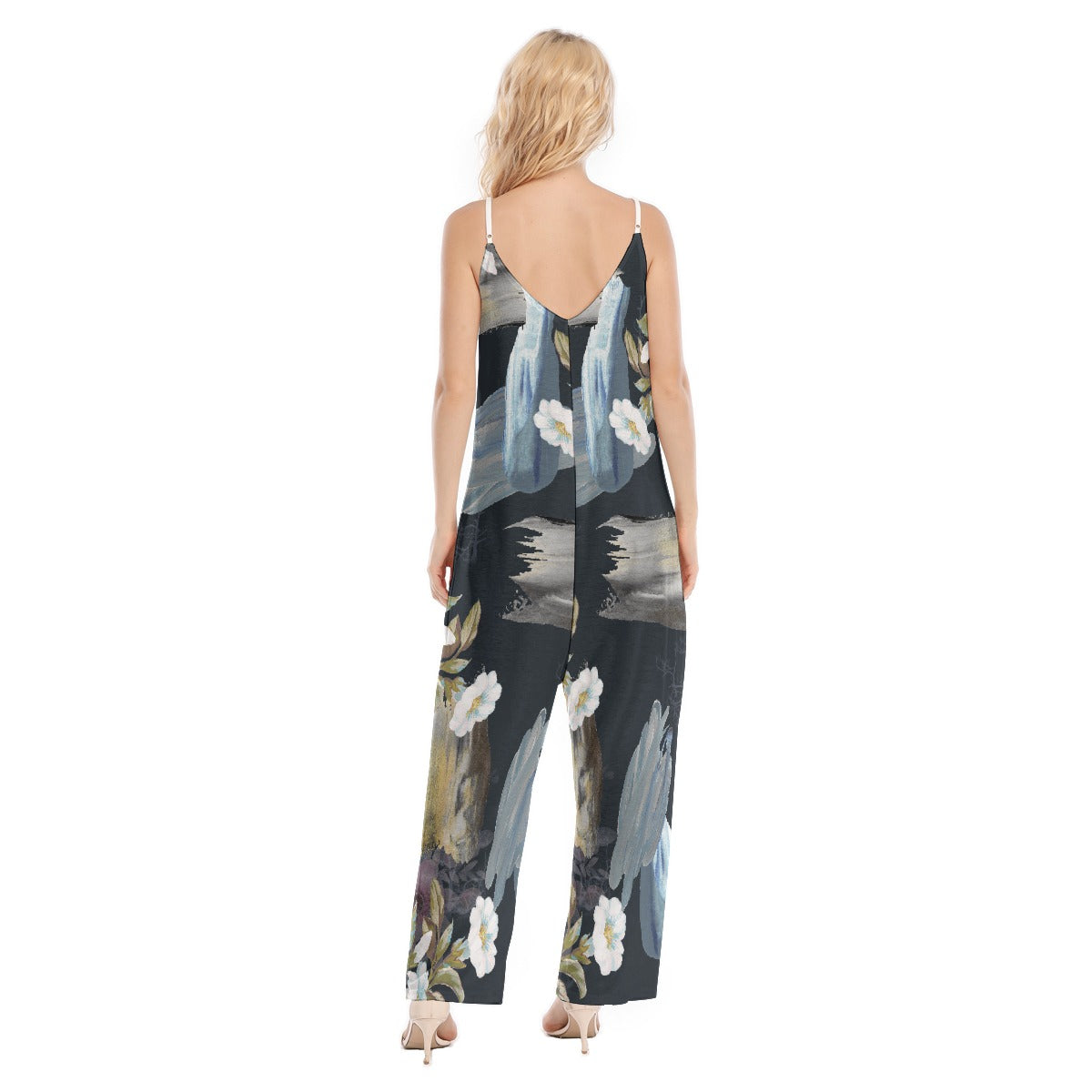 All-Over Print Women's Loose Cami Jumpsuit