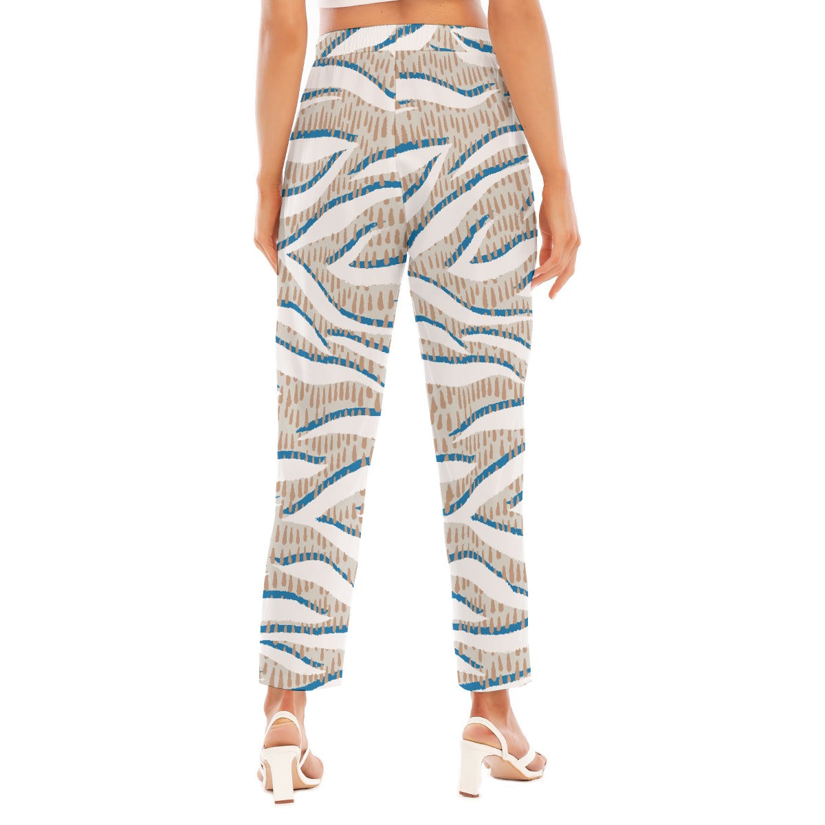 All-Over Print Women's Loose Straight-leg Pants
