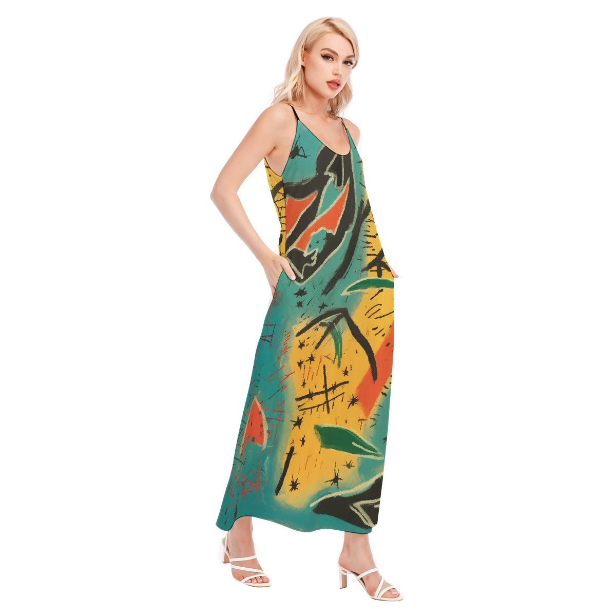 All-Over Print Women's Sling Dress