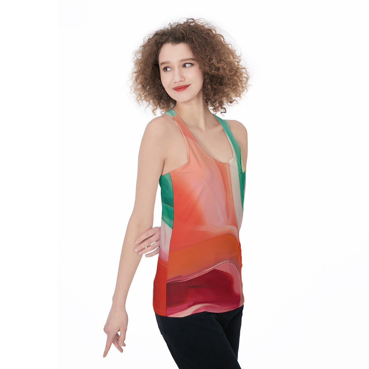 All-Over Print Women's Racerback Tank Top
