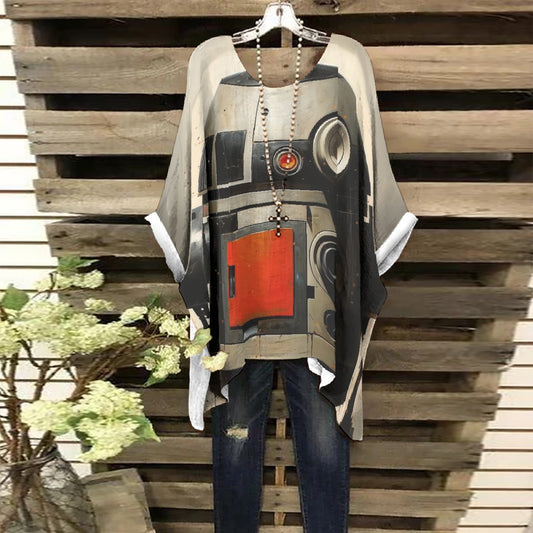 All-Over Print Women's Bat Sleeve Shirt