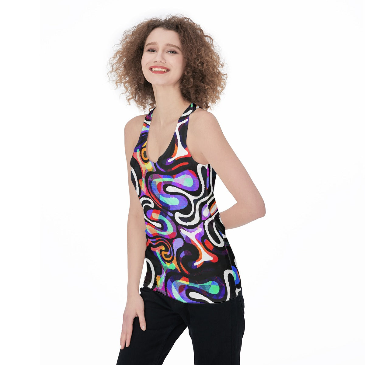 All-Over Print Women's Racerback Tank Top