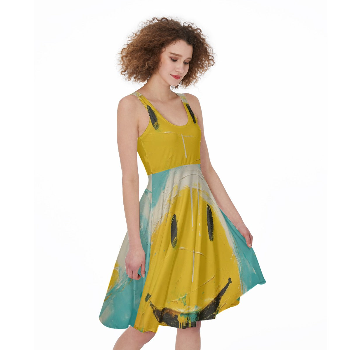 All-Over Print Women's Sleeveless Dress