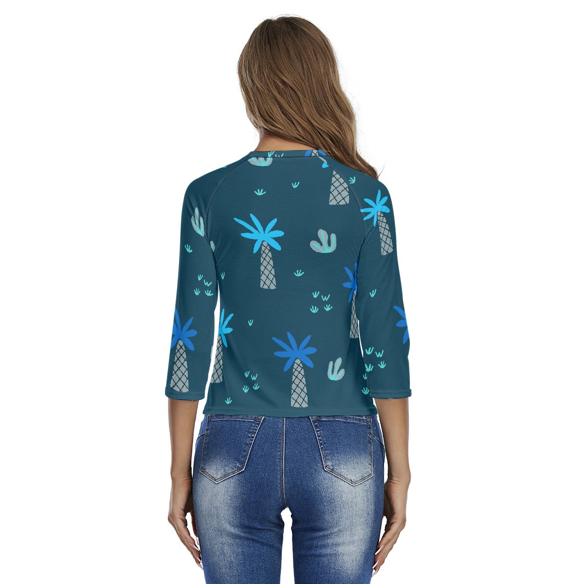 All-Over Print Women's Raglan Sleeves T-shirts