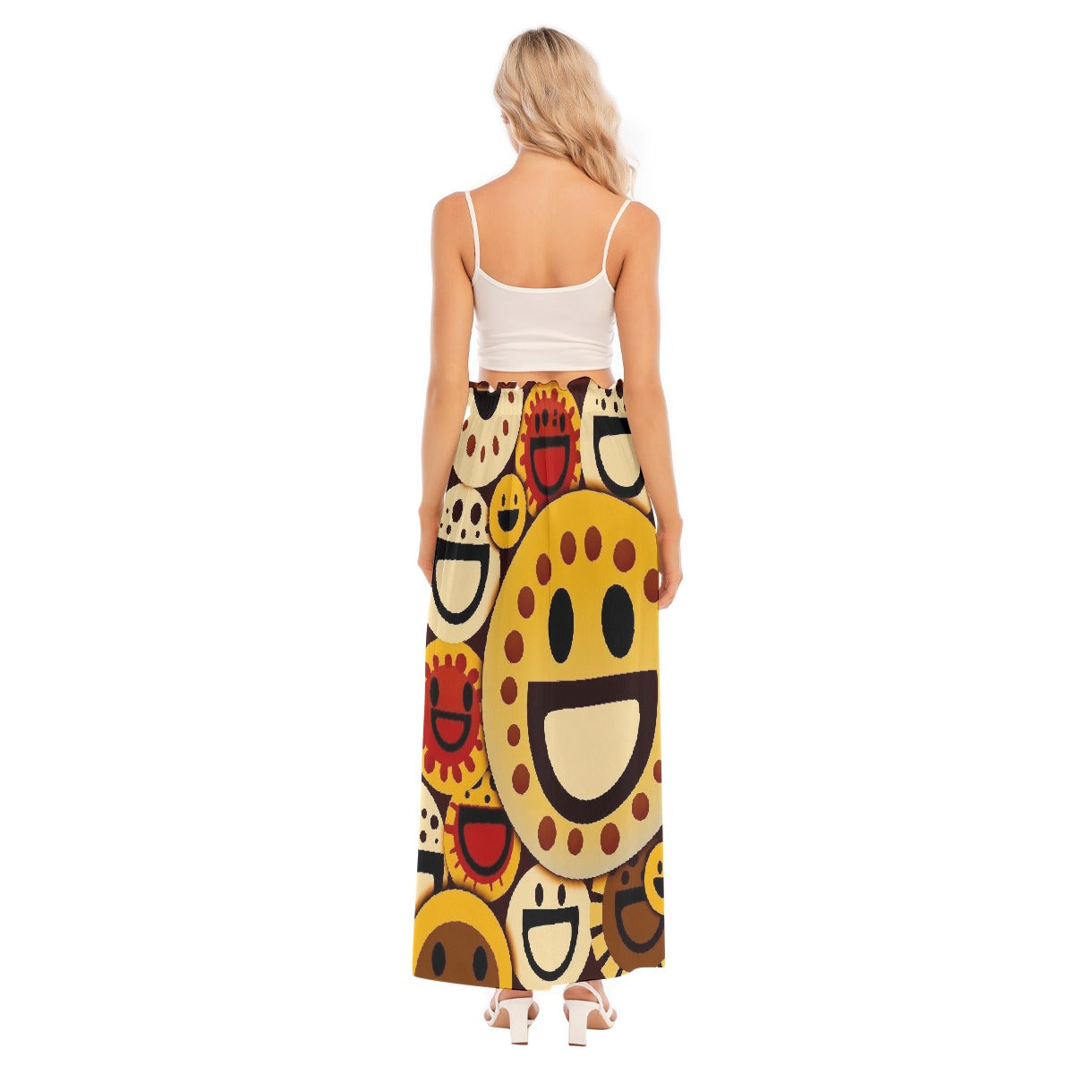 All-Over Print Women's Side Split Skirt