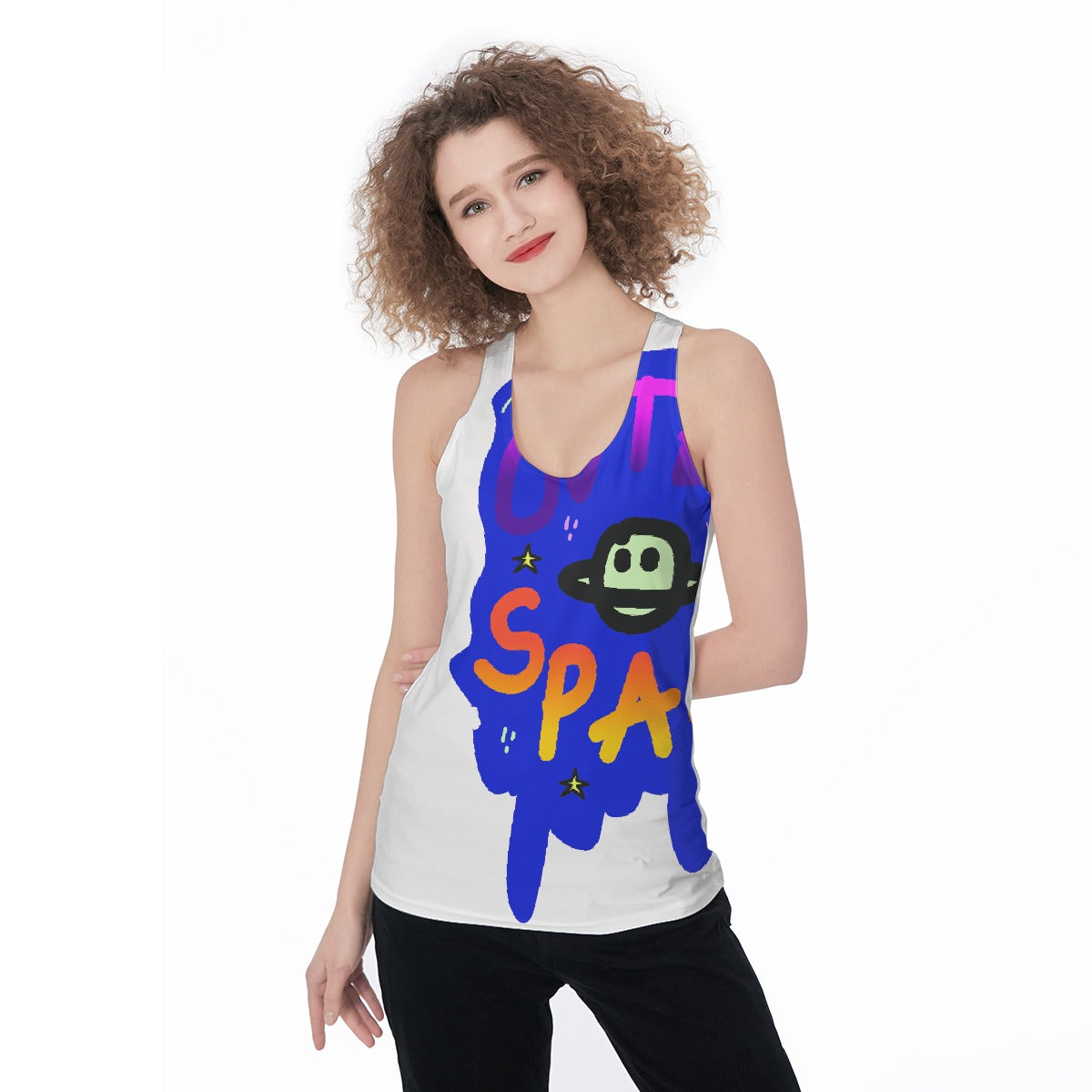 All-Over Print Women's Racerback Tank Top