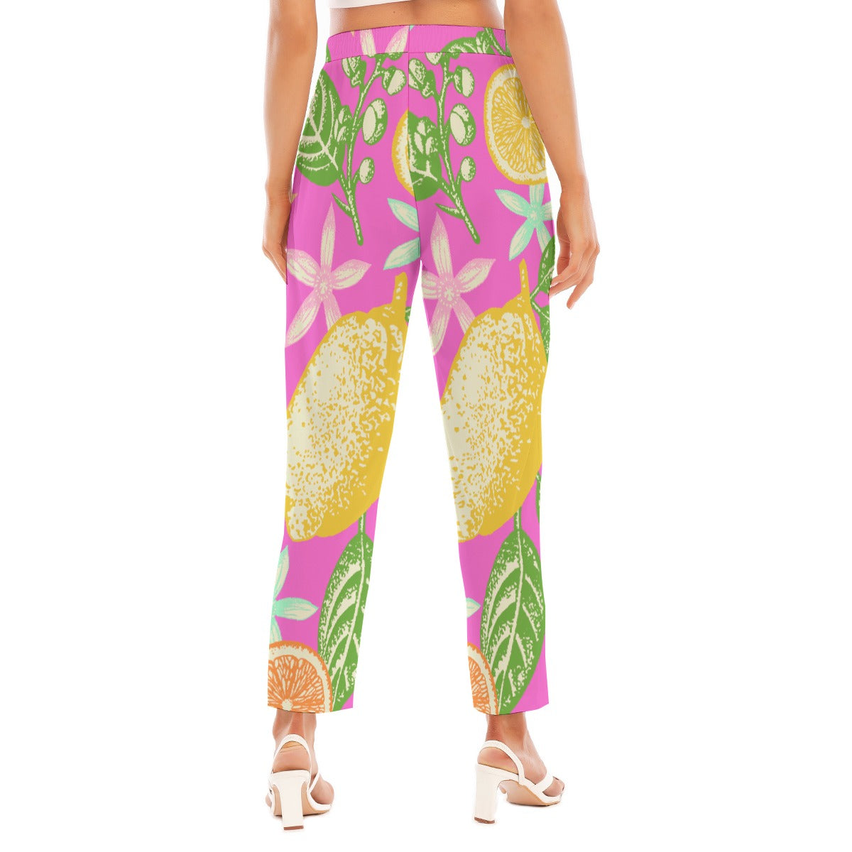 All-Over Print Women's Loose Straight-leg Pants