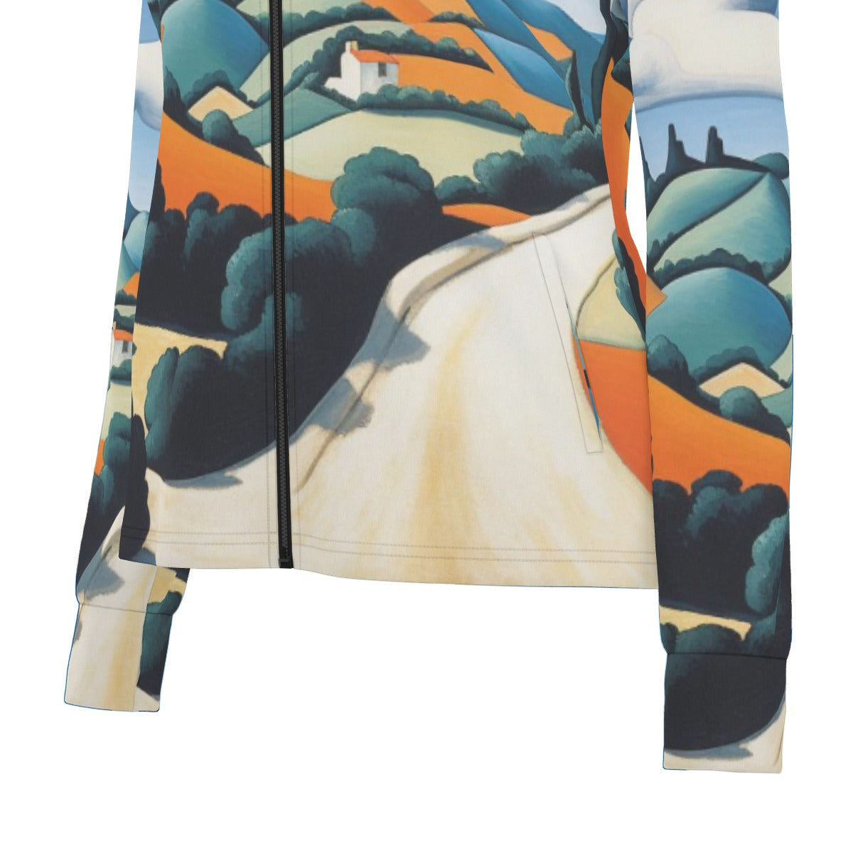 All-Over Print Women's Long Sleeve Thumbhole Jacket