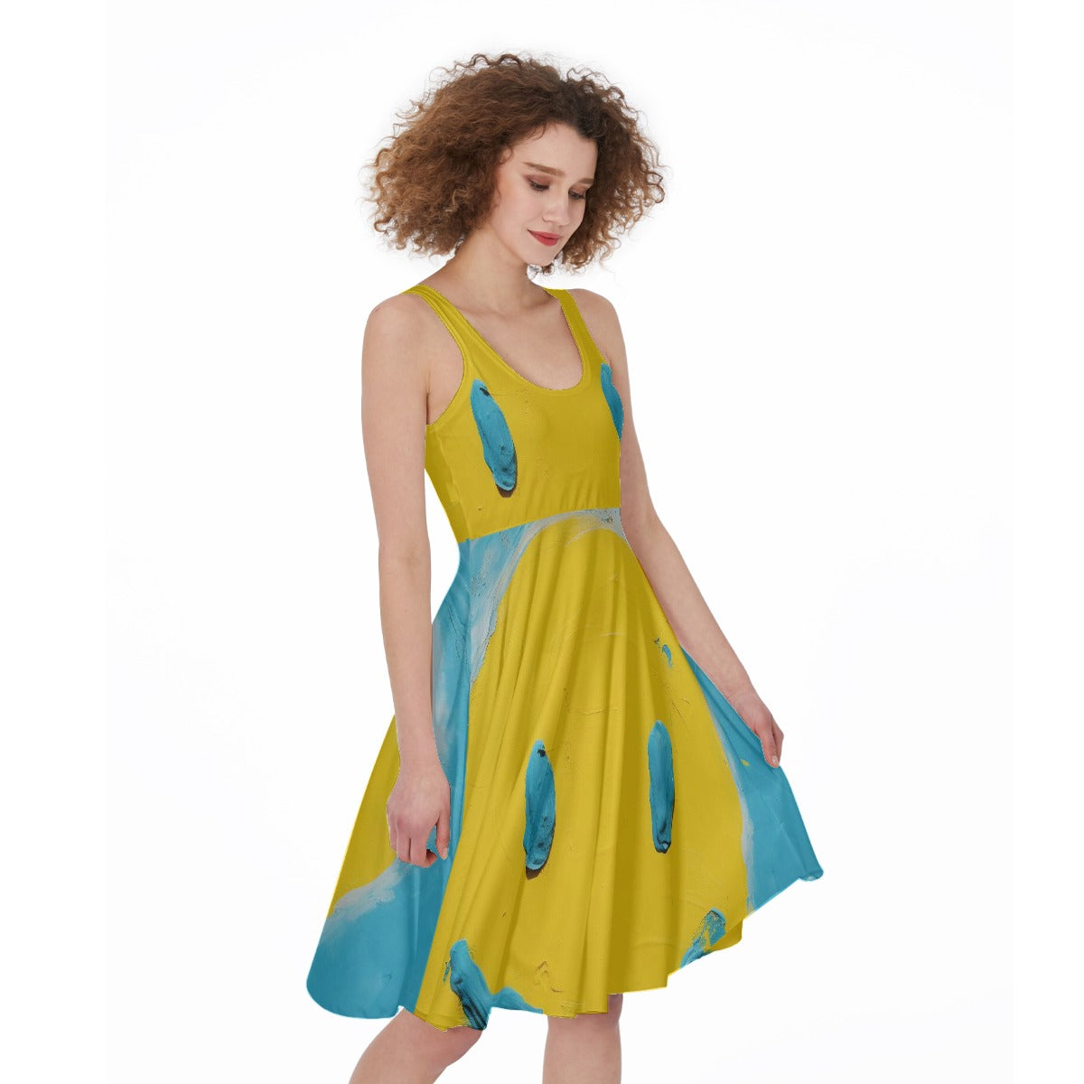 All-Over Print Women's Sleeveless Dress