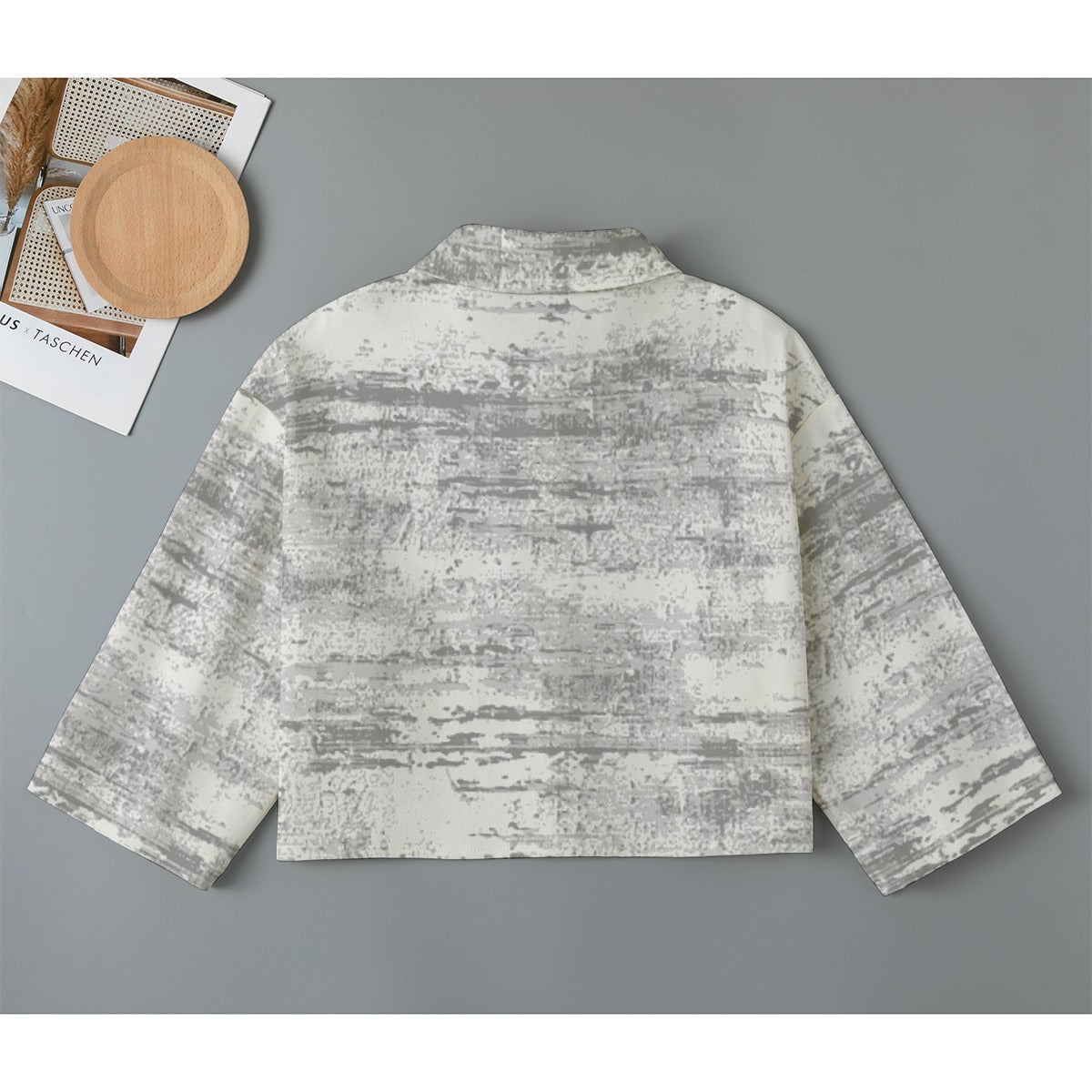 All-Over Print Women's Cropped Jacket | 245GSM Cotton