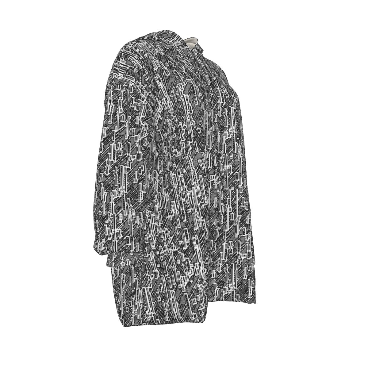 All-Over Print Women's Sherpa Fleece Hoodie Blanket