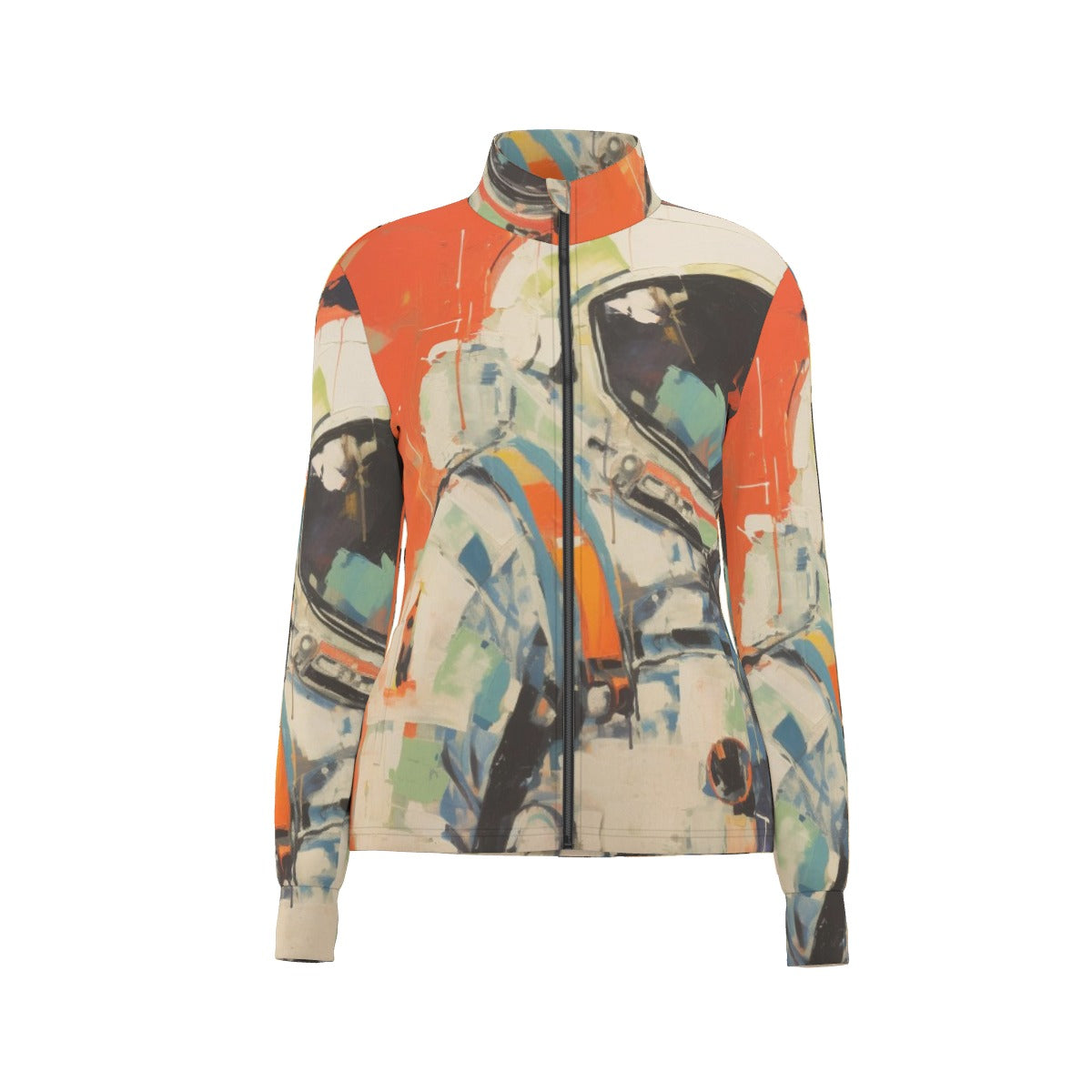 All-Over Print Women's Long Sleeve Thumbhole Jacket