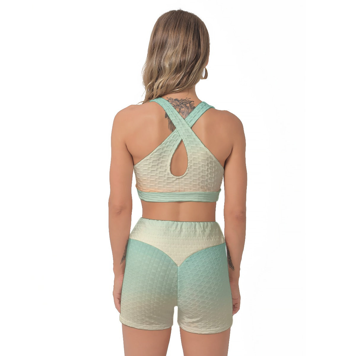 All-Over Print Women's Sports Bra Suit