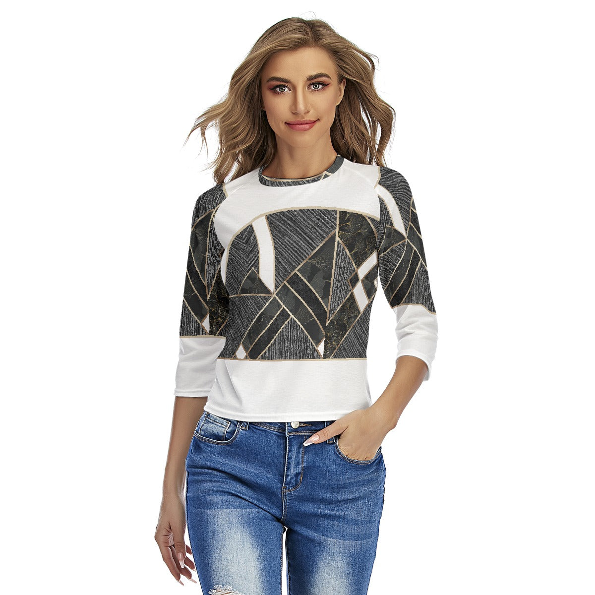 All-Over Print Women's Raglan Sleeves T-shirts