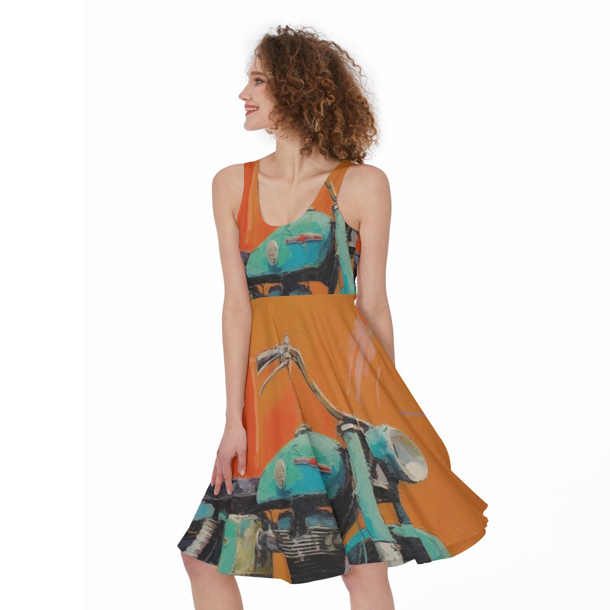 All-Over Print Women's Sleeveless Dress