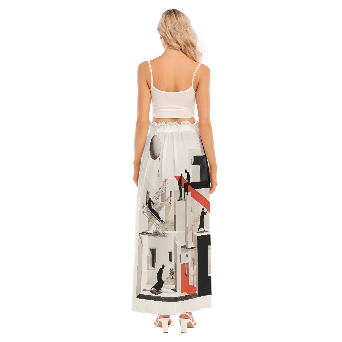 All-Over Print Women's Side Split Skirt