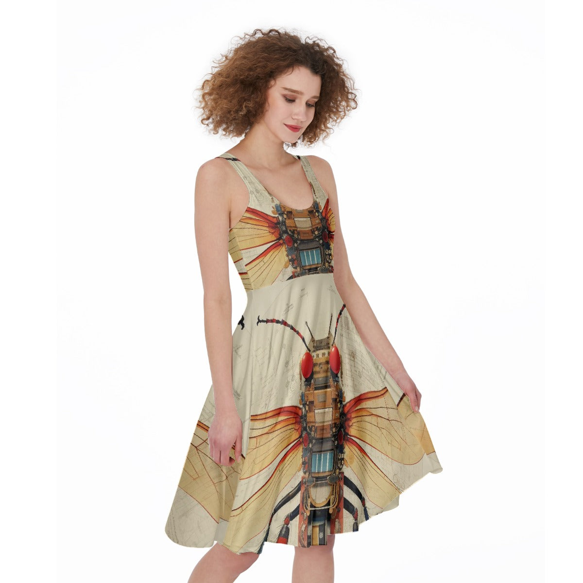 All-Over Print Women's Sleeveless Dress