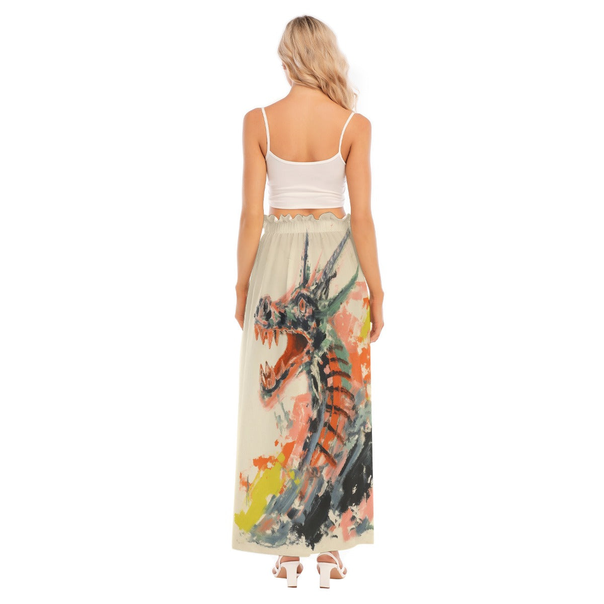 All-Over Print Women's Side Split Skirt