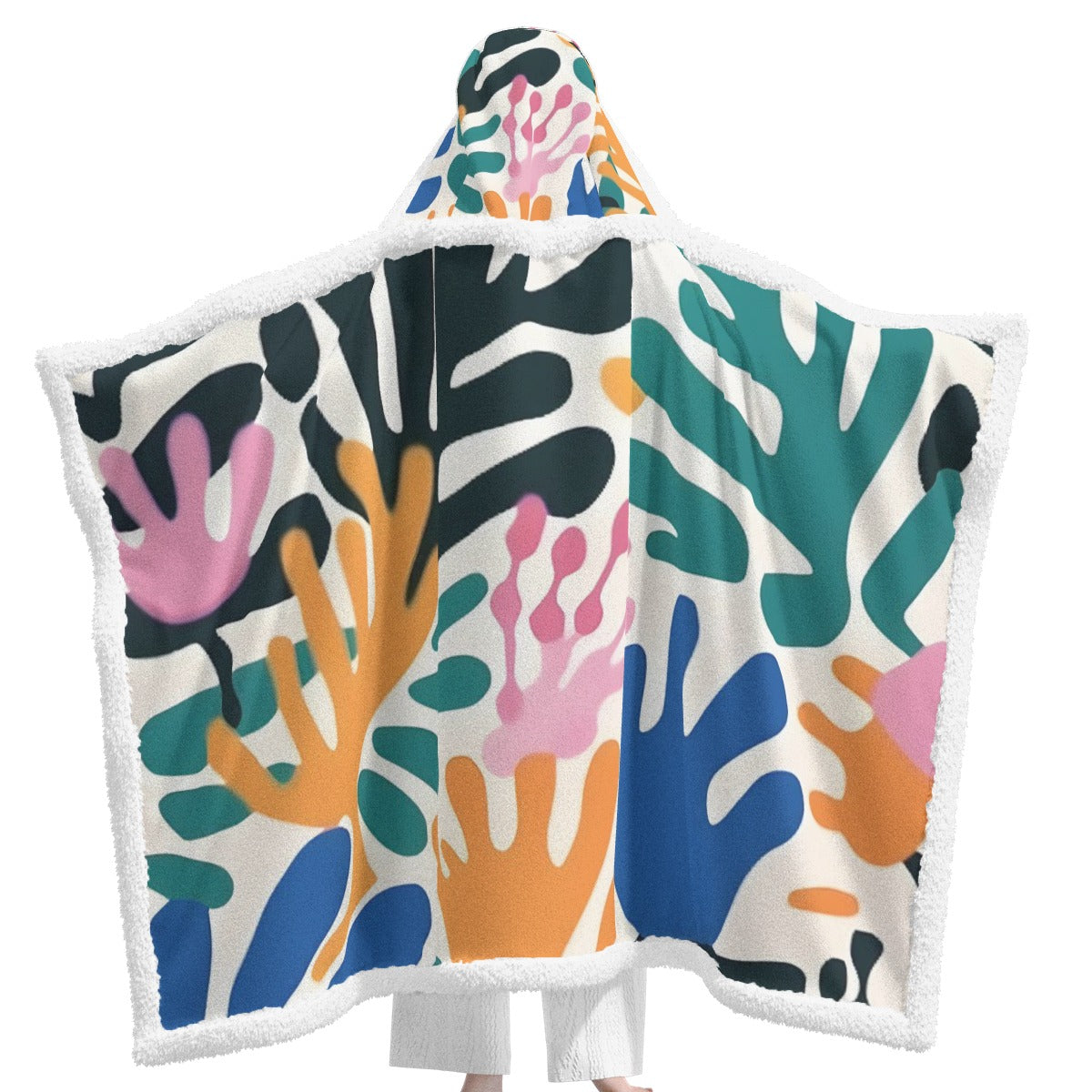 All-Over Print Unisex Wearable Hooded Blanket