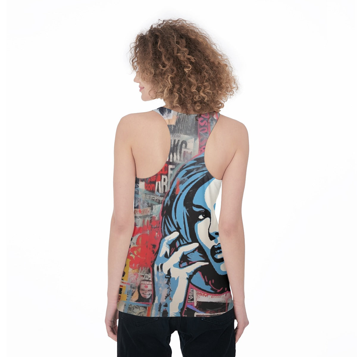 All-Over Print Women's Racerback Tank Top