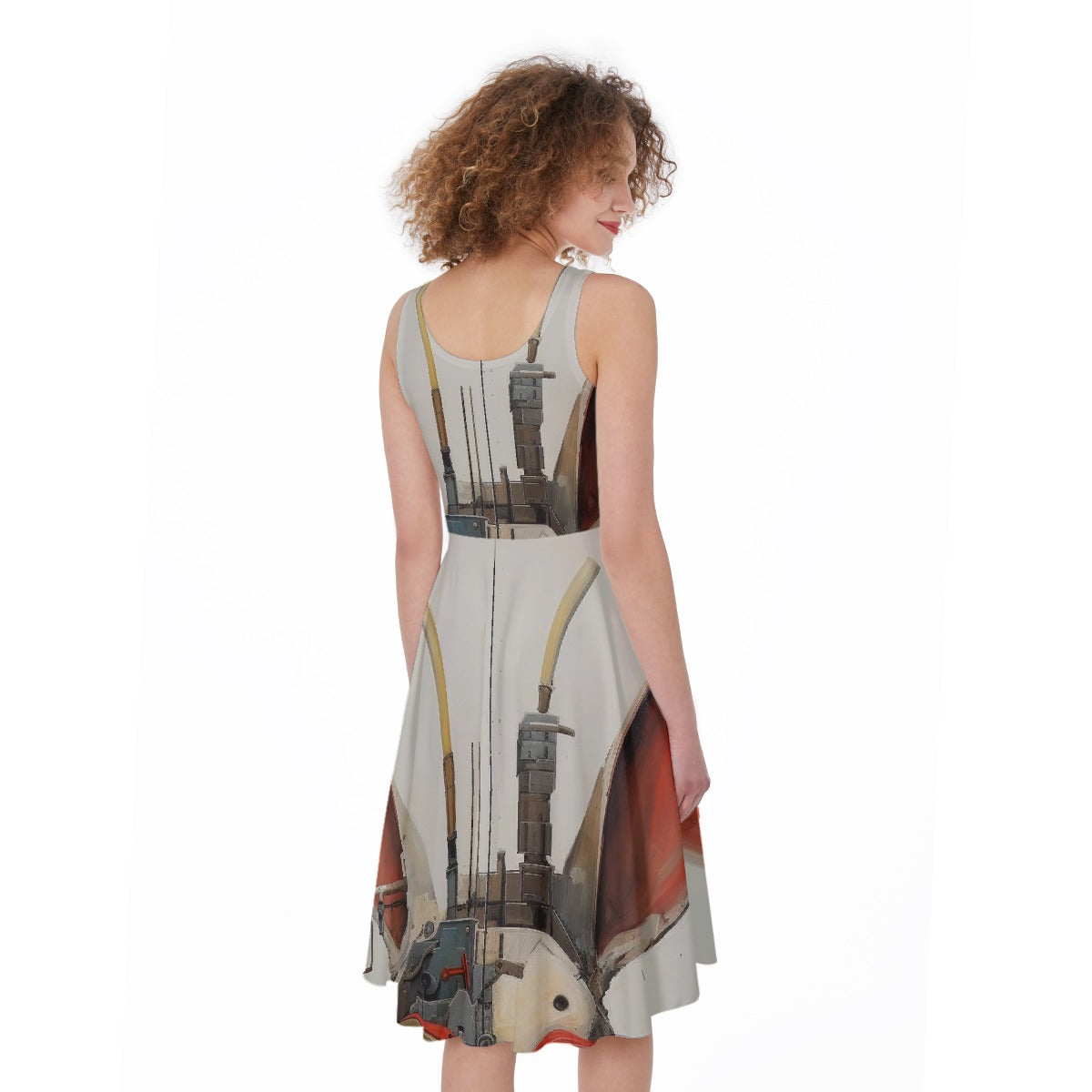 All-Over Print Women's Sleeveless Dress